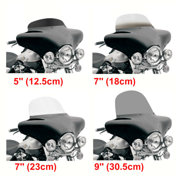 Batwing Memphis Shades per Softail 2000>2013 - immagine 5