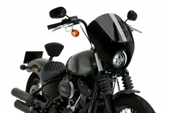 Cupolino Puig Dark Night per H-D Softail Street Bob - immagine 3