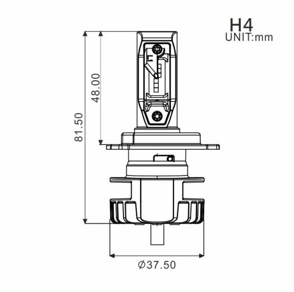 Lampadina LED H4 - immagine 2