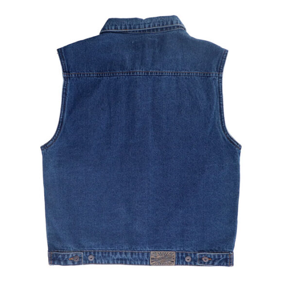 Gilet in jeans - Blu - immagine 2