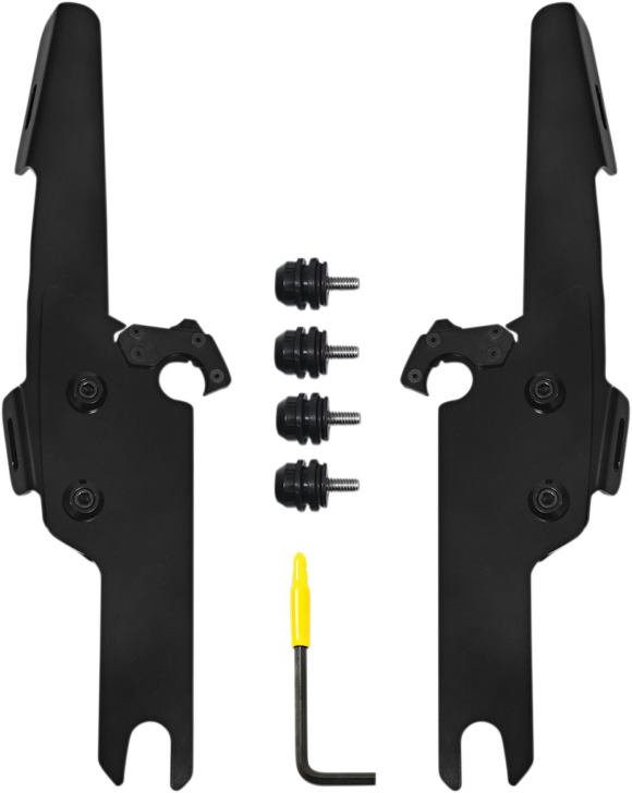 Batwing Memphis Shades per Softail 2000>2013 - immagine 2