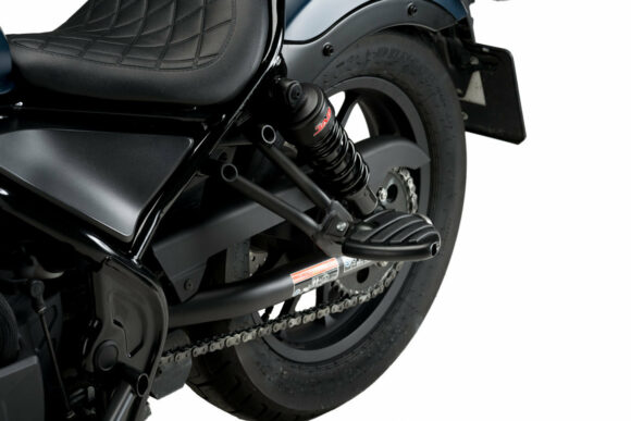 Pedane Delta-S per Honda Rebel 1100 - Nero - immagine 3