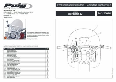 Parabrezza universale Daytona III - immagine 4