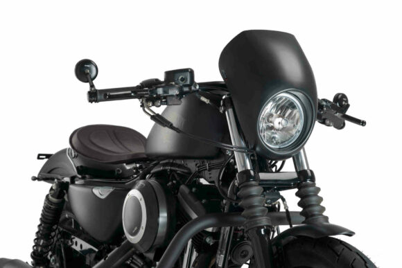 Cupolino Free Spirit per Sportster - Nero opaco