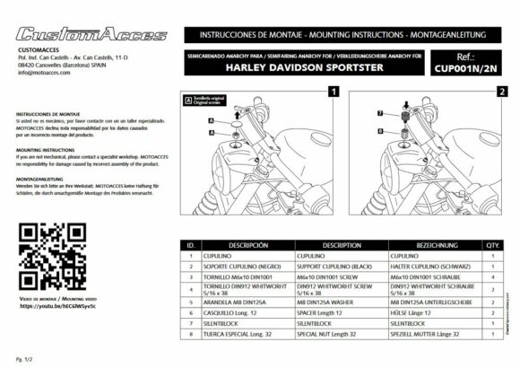 Cupolino Free Spirit per Sportster - Nero opaco - immagine 6