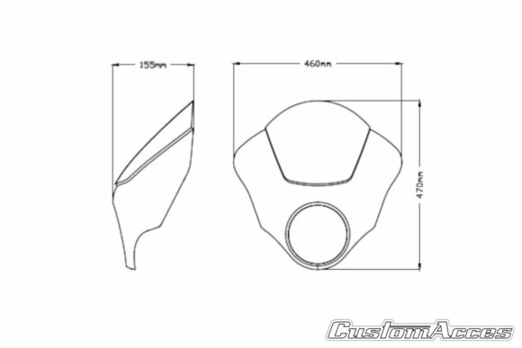 Cupolino Puig Dark Night per Yamaha XV950 - immagine 4