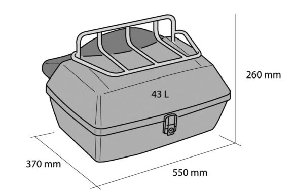 Baule posteriore rigido Travel - immagine 3