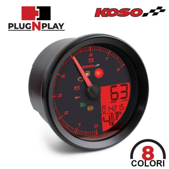 Strumento multifunzione Koso plug-n-play HD-04 - Nero