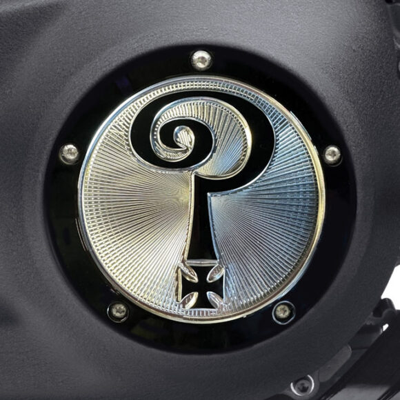 Derby cover Indian Larry "Question mark" per H-D - immagine 5