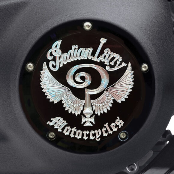 Derby cover Indian Larry "Logo" per H-D - immagine 3