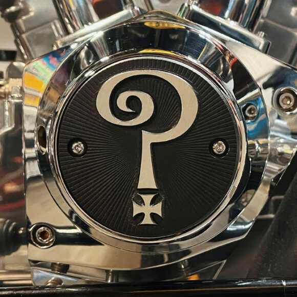 Derby cover Indian Larry "Question mark" per H-D - immagine 5