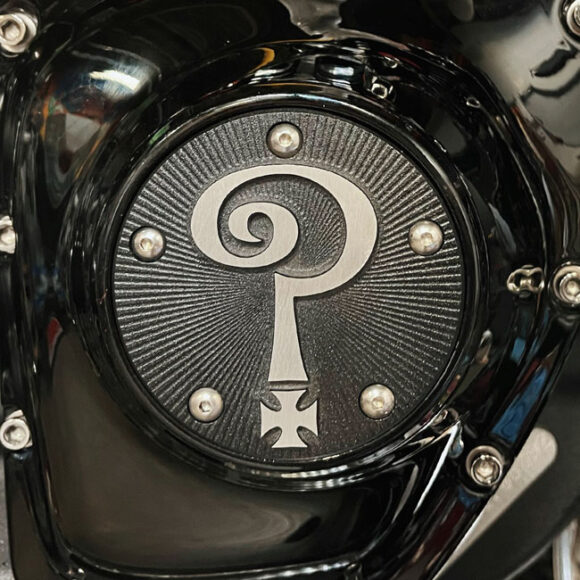 Derby cover Indian Larry "Question mark" per H-D - immagine 7